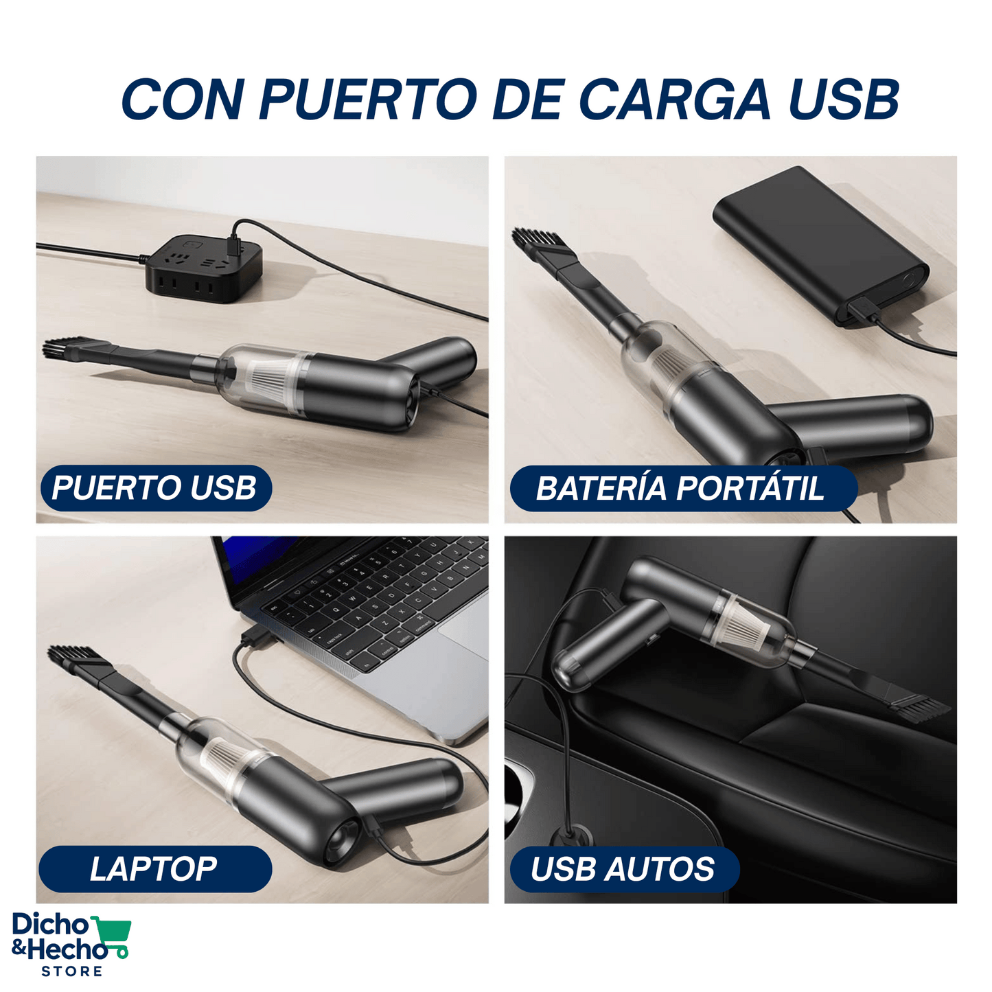 ASPIRADORA PORTATIL RECARGABLE