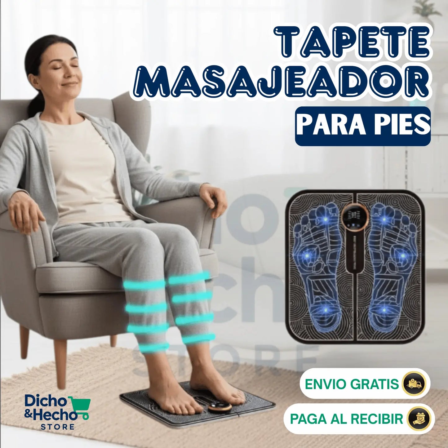 TAPETE MASAJEADOR PARA PIES