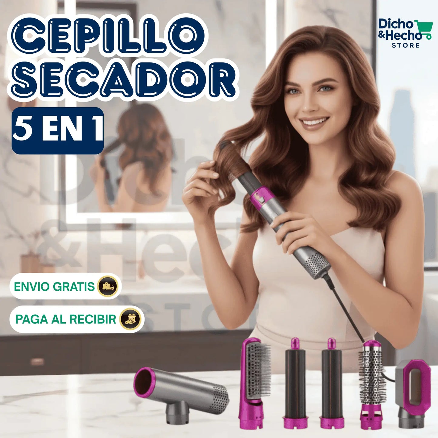 CEPILLO SECADOR 5 EN 1