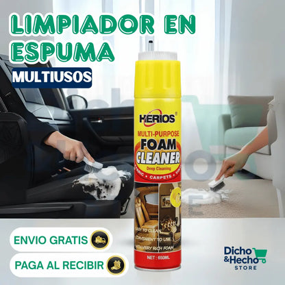 ESPUMA LIMPIADORA MULTIUSOS