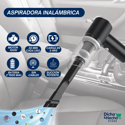 ASPIRADORA PORTATIL RECARGABLE