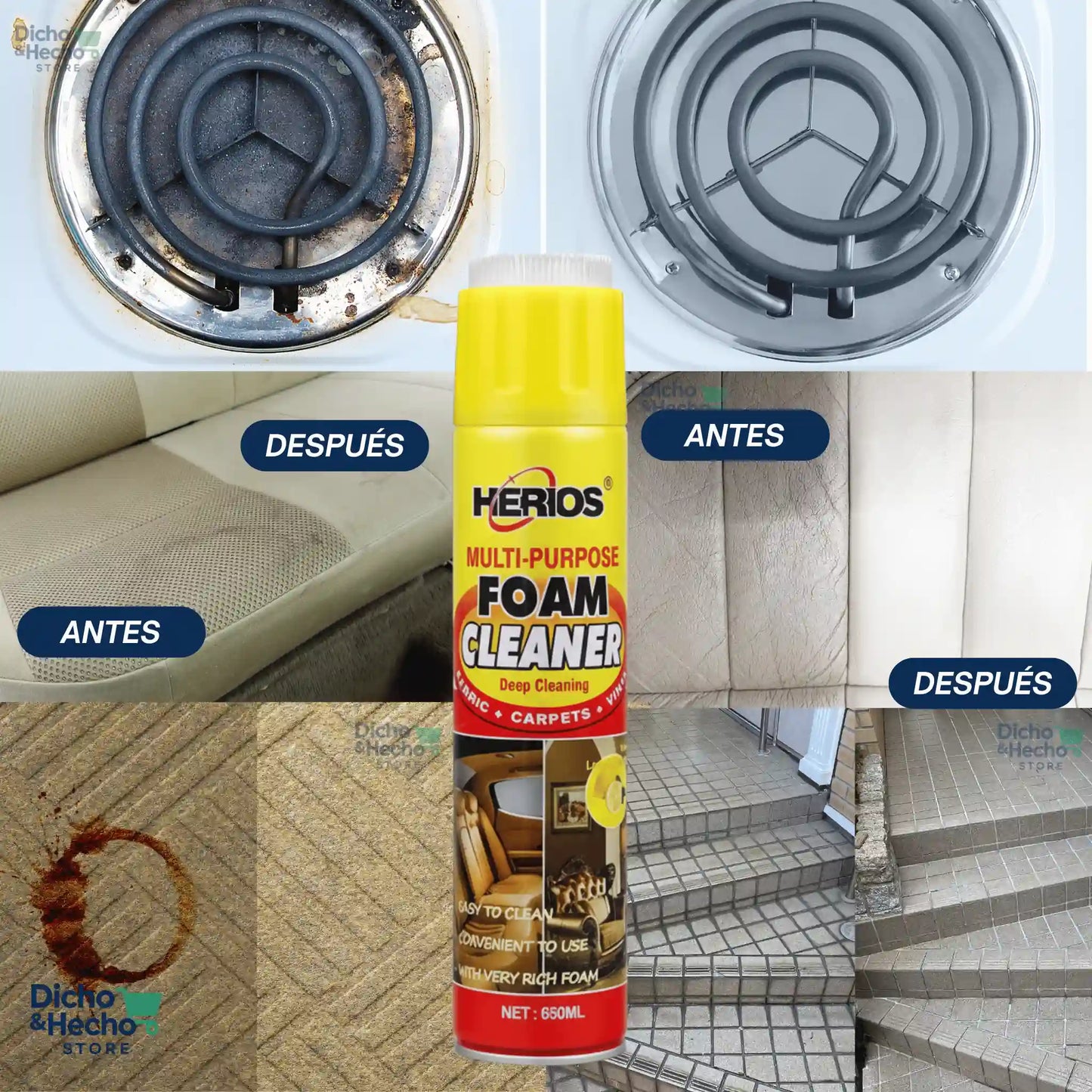 ESPUMA LIMPIADORA MULTIUSOS