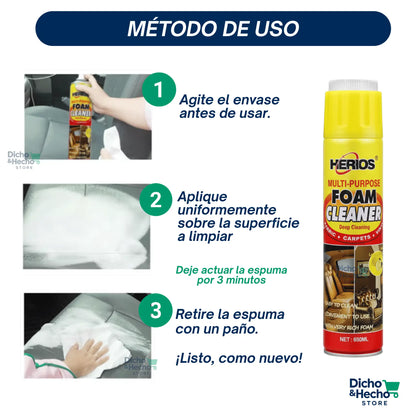 ESPUMA LIMPIADORA MULTIUSOS